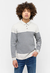 Męski Longsleeve Mustang Style Pinehurst Whisper White Melange 1015684 2078